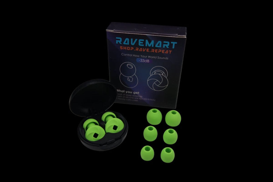 earbuds - green