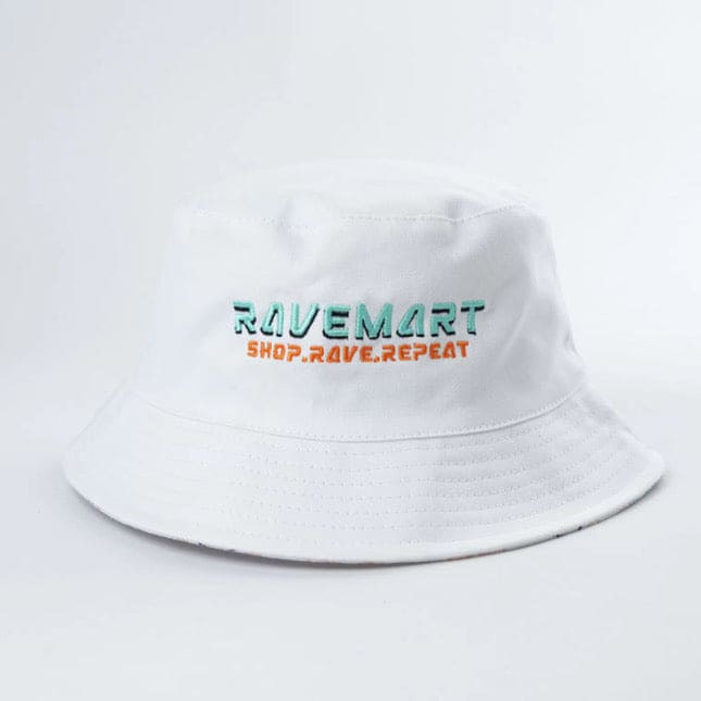 bucket hat- white