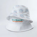 bucket hat- white